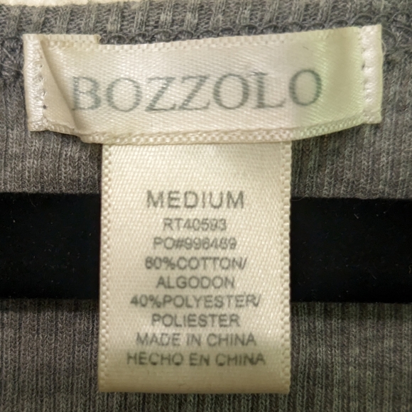 Heather gray lace up tank top - Picture 4 of 6